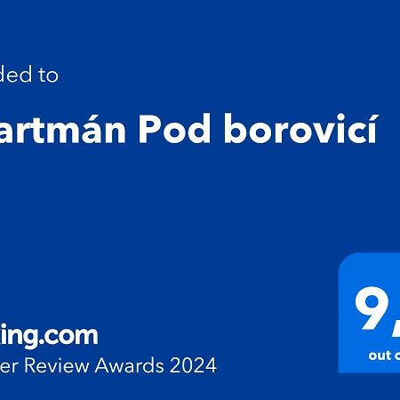 Apartman Pod Borovici Kovalovice Kültér fotó